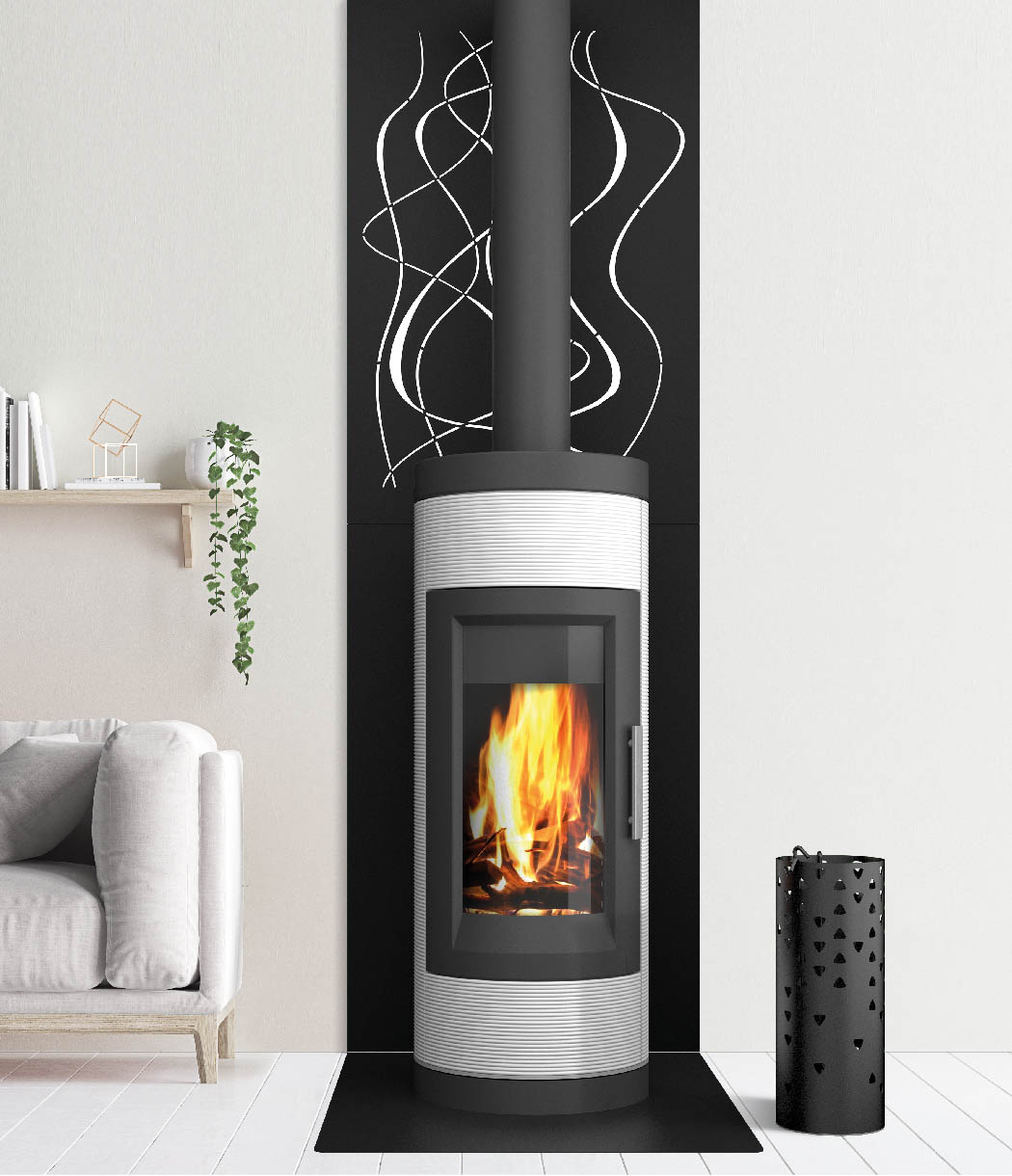 Poêle à Bois Angel Sand 8 Kw Panadero