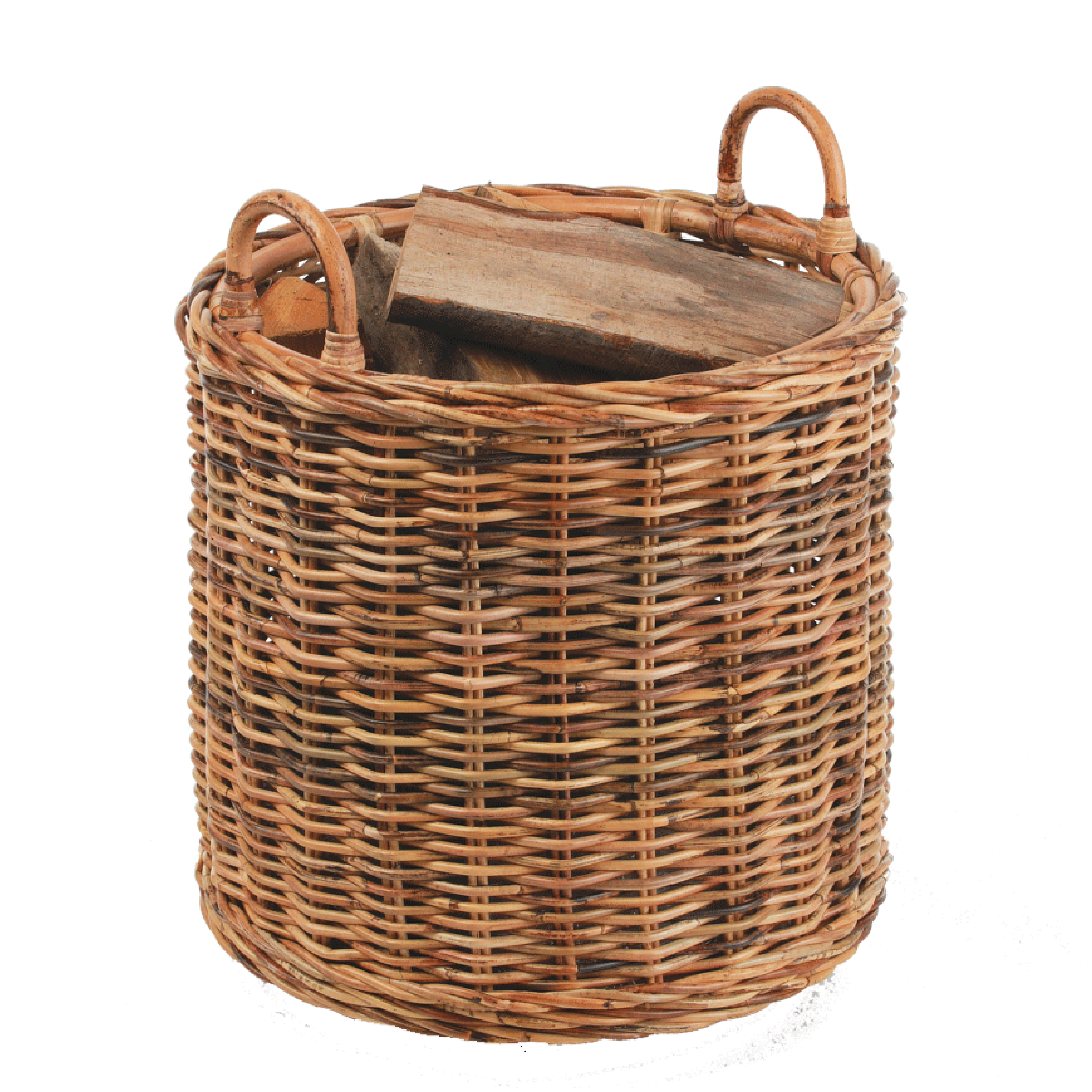 Panier à bûches rotin naturel DIXNEUF Lagon l.60 x H.40 cm