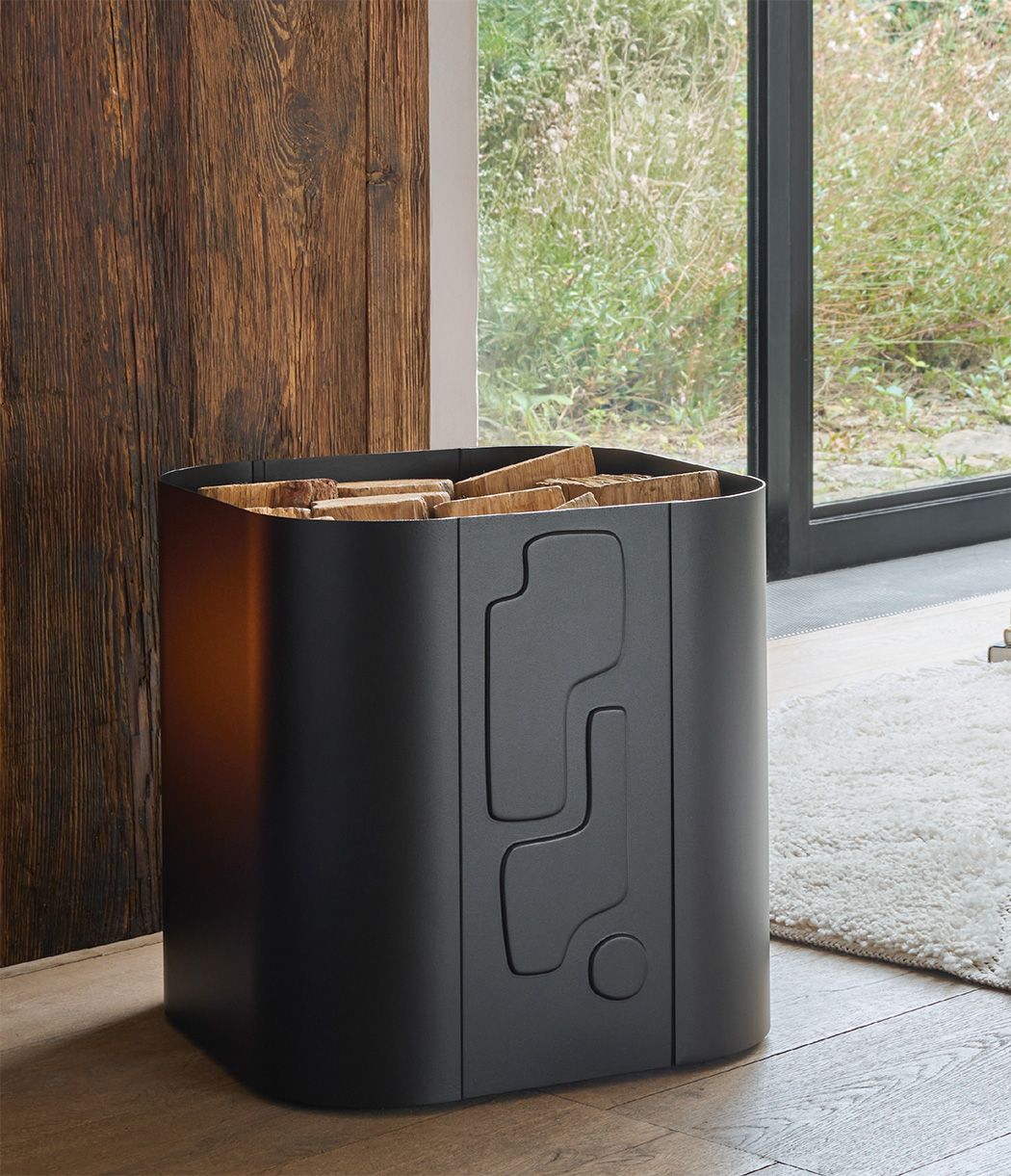 Range-bûches Intérieur / Extérieur En Métal - Grande Capacité 150 Kg - Idéal Pour Cheminée, Poêle, Salon Ou Jardin