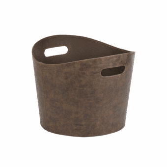 005.1239-corbeille-granule-buches-gamma-simili-vintage-marron-vide